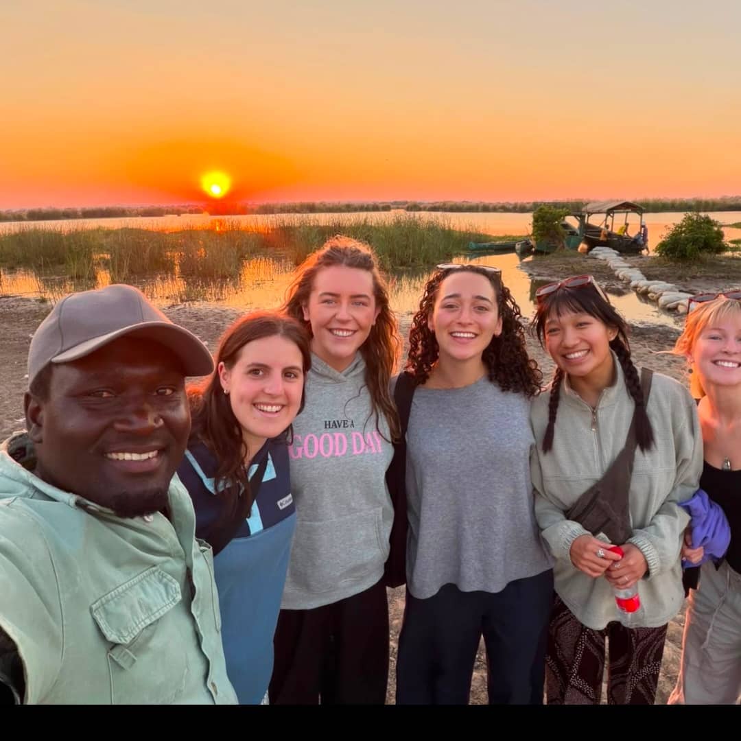 Sunset with the group