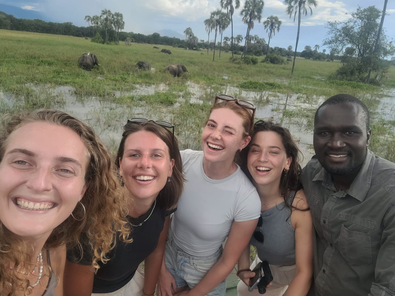 Elephants behind the smiles