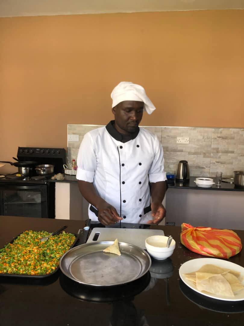 William plating in the kitchen